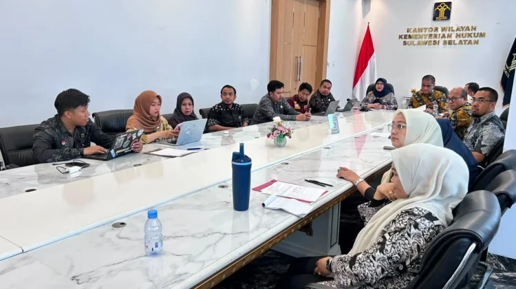 Kemenkum Harmonisasi Ranperda Penataan Kader Institusi MPBG Kota Makassar