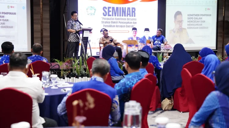 Seminar Pencegahan Kerugian Daerah, Wabup Gowa Tekankan Pemerintahan yang Bersih