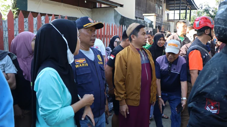 Tasming Hamid Tinjau Korban Kebakaran di Sumur Jodoh, Pastikan Bantuan Disalurkan