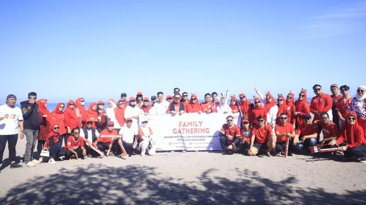 Family Gathering Prokopim Makassar Jadi Ruang Edukasi Pemilahan Sampah