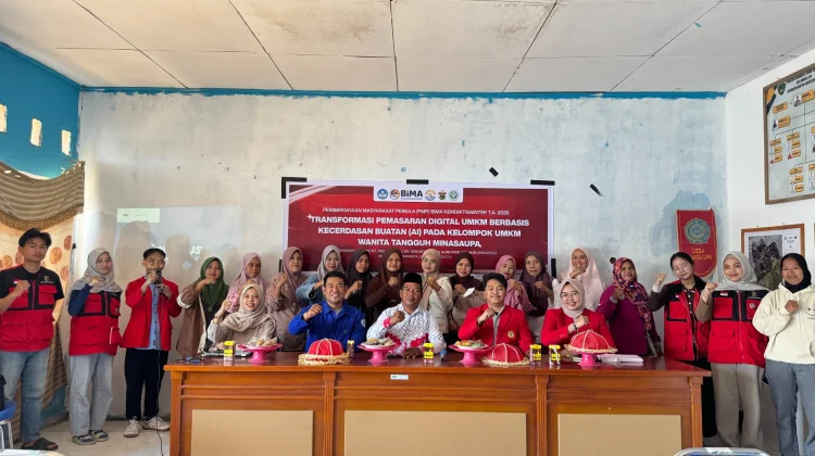 Unhas Latih UMKM Maros Manfaatkan AI untuk Pemasaran Digital
