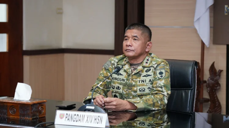 Pangdam XIV/Hasanuddin Komitmen Dukung Penanganan Karhutla 2026