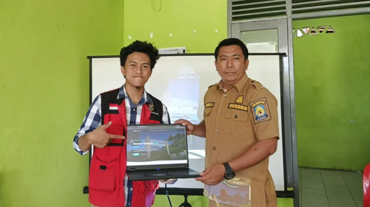 Dorong Digitalisasi, KKN Unhas Luncurkan Website Desa Lentu