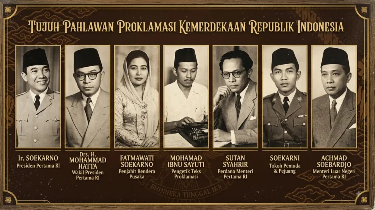 Mengenal 7 Tokoh Proklamasi dan Perannya pada 17 Agustus 1945