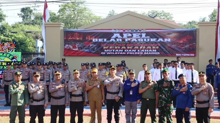 Ancaman Karhutla Mengintai, Polres Maros Perkuat Patroli dan Deteksi Dini