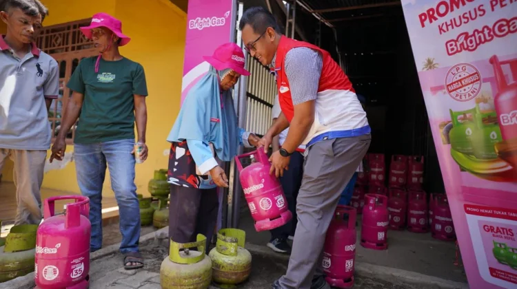 Pertamina Luncurkan Bright Gas untuk Petani di Gowa