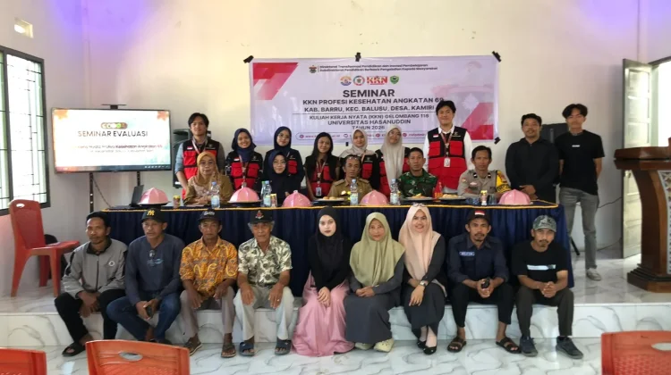 KKN 116 dan KKNPK 69 Unhas Gelar Seminar Evaluasi di Kamiri