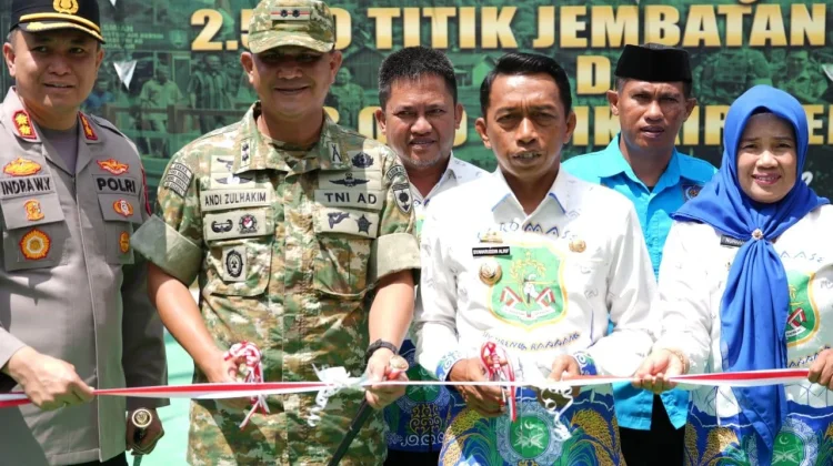 Jembatan Garuda Merah Putih Perkuat Akses Pertanian Sidrap