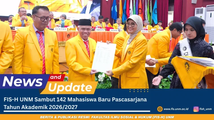 FIS-H UNM Sambut 142 Mahasiswa Baru Pascasarjana