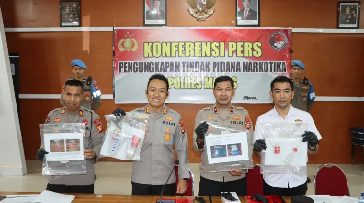 Cairan Sintetis Mengandung Narkotika, Polres Maros Bongkar Jejak Peredarannya