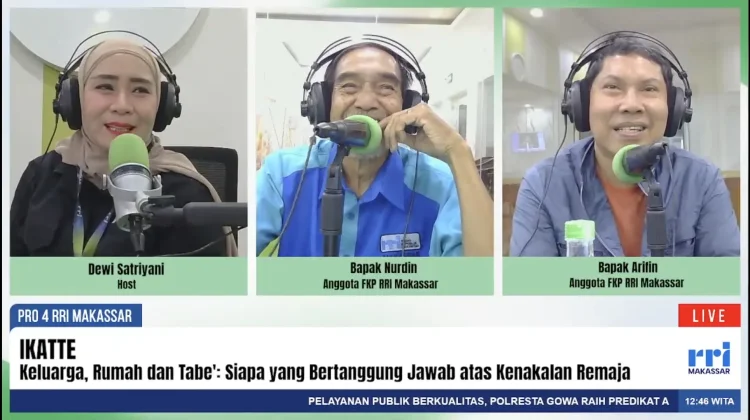 Mencegah Kenakalan Remaja, FKP RRI Makassar: Karakter Anak Dimulai dari Rumah