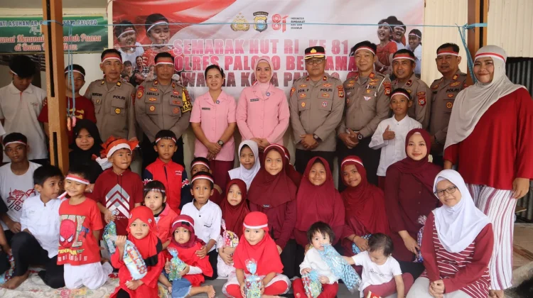 HUT RI Ke-81, Polres Palopo Hadirkan Senyum dan Keceriaan bagi Anak Yatim