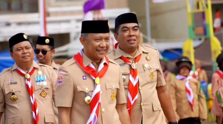 Hari Pramuka ke-65 Tingkat Kabupaten Digelar di Lapangan Gelora Bontomatene