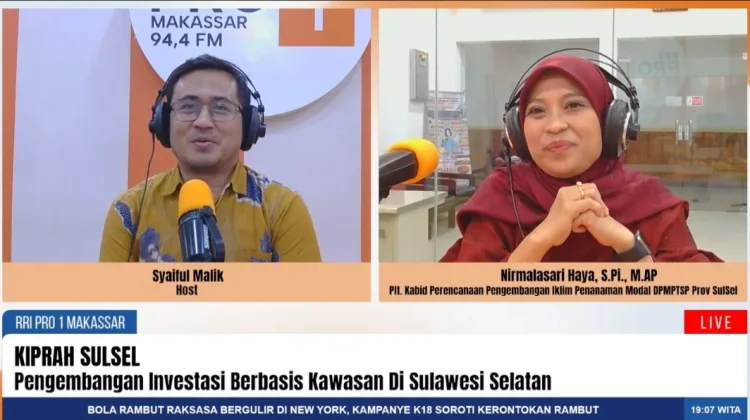 Investasi Sulsel Didorong Tak Terpusat di Makassar