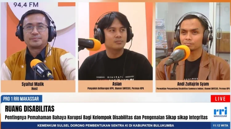 Korupsi Ancam Hak Sosial hingga Akses Pendidikan Penyandang Disabilitas