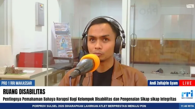 Disabilitas Didorong Jadi Agen Antikorupsi