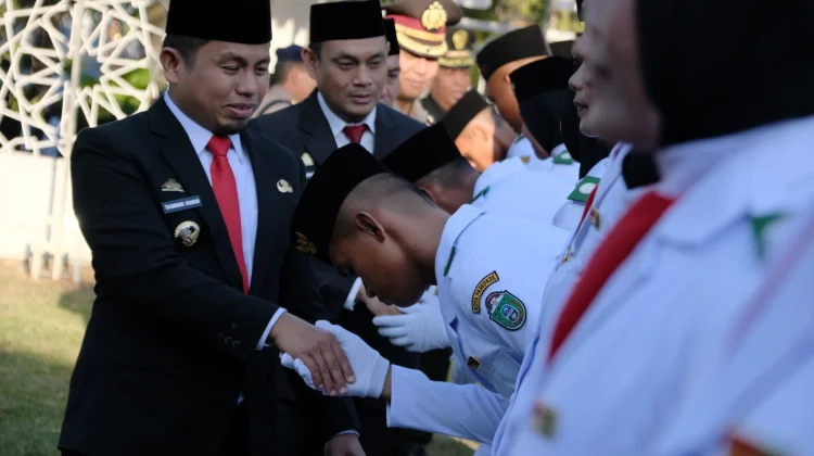 Tasming Hamid Kukuhkan Calon Paskibraka Parepare 2026, Pesan Jaga Nama Baik Daerah
