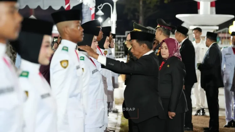 Sebanyak 45 Paskibraka Sidrap Dikukuhkan, Siap Kibarkan Sang Saka
