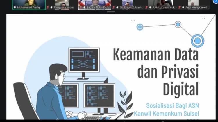 ASN Kemenkum Sulsel Diminta Mawas Diri Terhadap Keamanan Data Pribadi