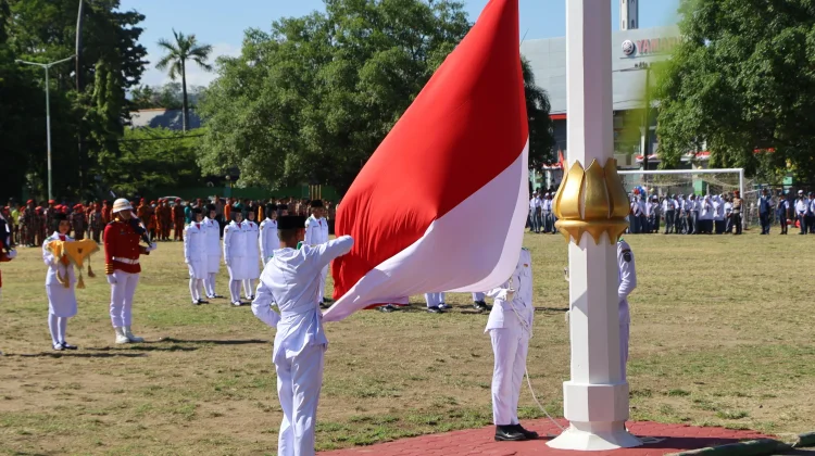Tasming Hamid Pimpin Upacara HUT ke-81 RI di Parepare