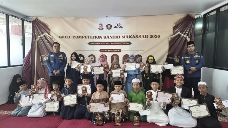 Kadis Damkarmat Makassar Apresiasi Suksesnya Skill Competition Santri 2026