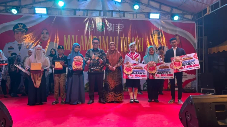 Siswa SRT 68 Luwu Utara Sabet Juara Kedua Gerak Jalan Merdeka HUT ke-81 RI