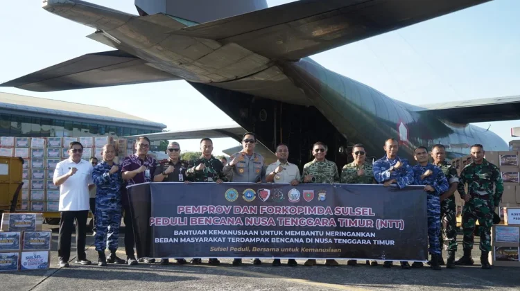 Sulsel Kirim 25 Ton Bantuan Kemanusiaan ke NTT