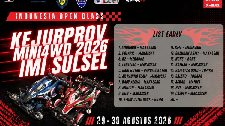 IMI Sulsel Gelar Kejurprov Mini 4WD Seri Pertama
