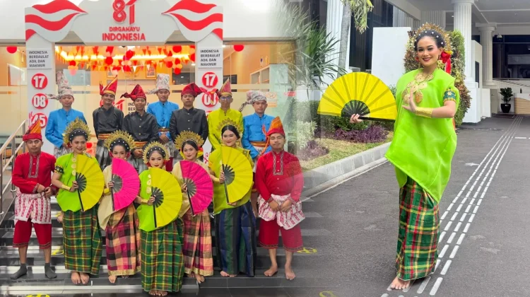 Mahasiswa Unibos Tampil Bawakan Tari Sulsel di Istana Negara