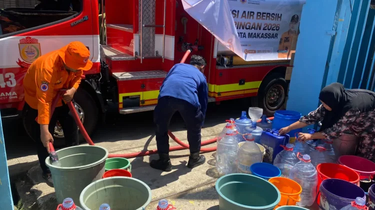 Tiga Kelurahan Terdampak Kekeringan di Biringkanayya, 10 Tandon Disalurkan