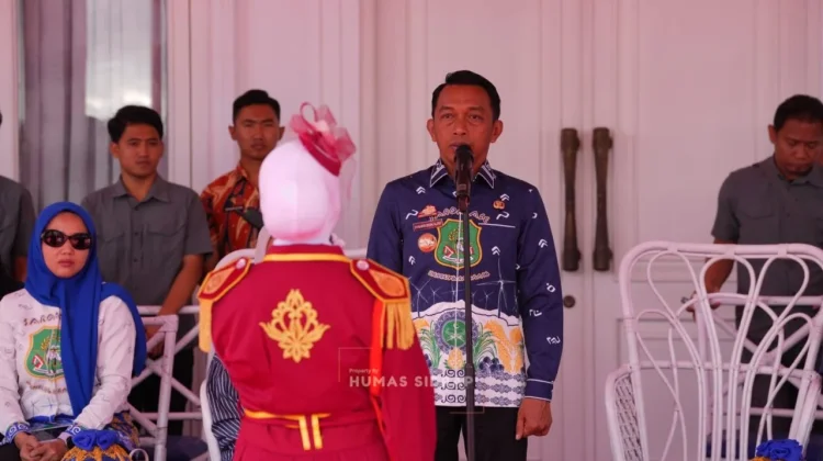 Semangat Persatuan Pelajar Sidrap saat Mengikuti Lomba Gerak Jalan Indah
