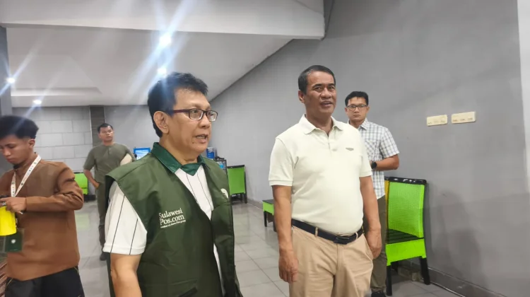 Mentri Pertanian Andi Amran Sulaiman Tinjau Arena Sulawesi Pos Pentas Padel