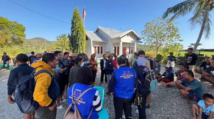 Hari Kedua di NTT, EMT Unismuh Mulai Layani Warga dan Siapkan RS Lapangan