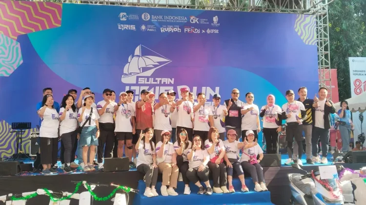 BI Sulsel Rayakan Tujuh Tahun QRIS Melalui Fun Run