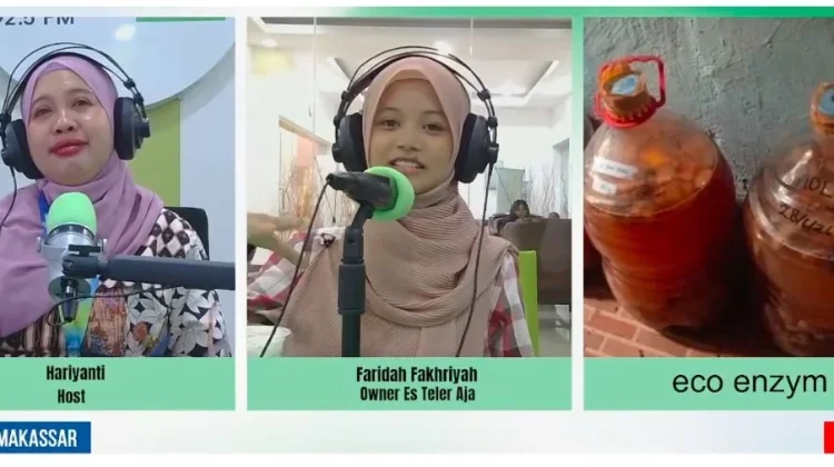 Kulit Buah Sisa Produksi Es Teler Disulap Faridah Jadi Ekoenzim