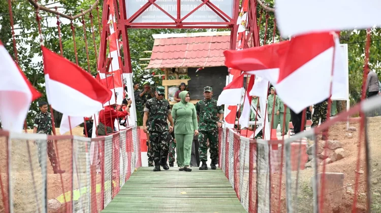Kodam XIV/Hasanuddin Realisasikan Pembanguanan Jembatan Perintis Garuda