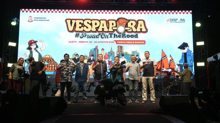 VESPAPORA 2026 Jadi Langkah Awal, Munafri Bidik Komunitas Vespa Dunia ke Makassar