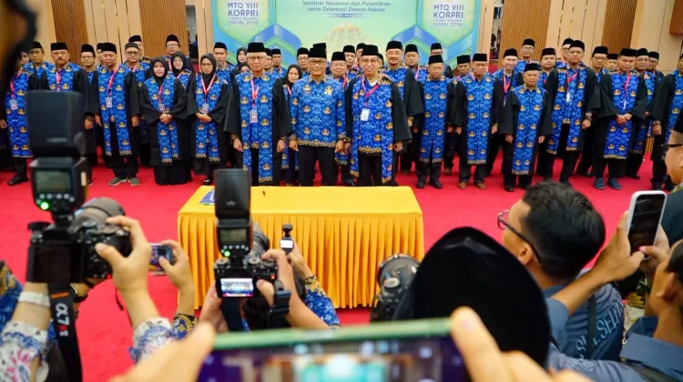 Kemenkum Sulsel Ikuti Seminar Nasional dan Pelantikan Dewan Hakim MTQ VIII KORPRI