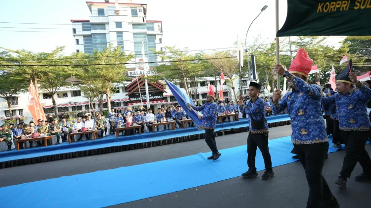 Jelang Pembukaan MTQ VIII KORPRI Nasional 2026, 1.157 Peserta Ikuti Defile Meriah