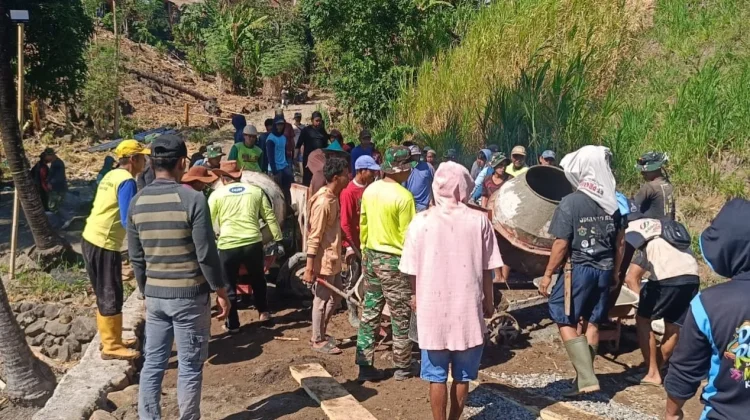 Pembangunan Jembatan Badenglolo Capai Progres Enam Puluh Tujuh Persen