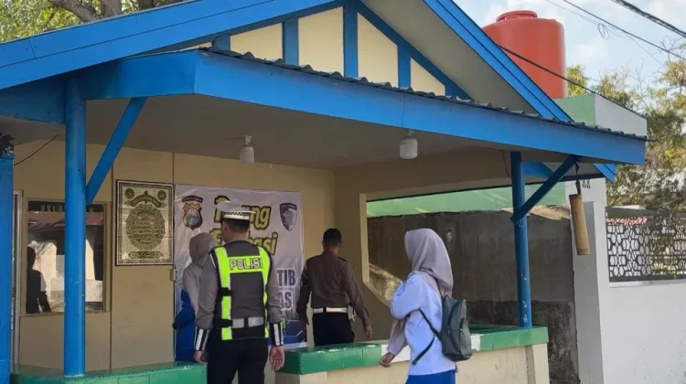 Polres Selayar Tetapkan Jalan Syarif Al Qadri Jadi Kampung Tertib Berlalulintas