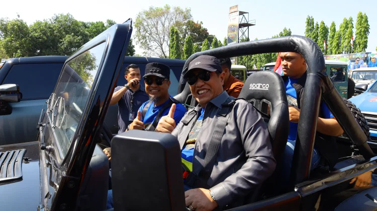 Ratusan Kendaraan Ramaikan Bhayangkara Offroad Merdeka Seri 5