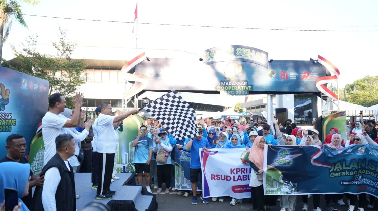 Munafri Lepas Peserta PPNI Fun Run dan Jalan Sehat Gerakan Koperasi di Makassar