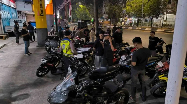 Sasar Knalpot Brong dan Geng Motor, Polsek Mamajang Amankan 15 Kendaraan