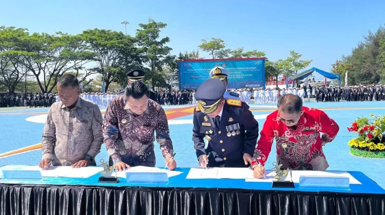 Bupati Lutra Teken MoU Bersama BPSDM Kemenhub, Buka Akses Karir Pelayaran Global
