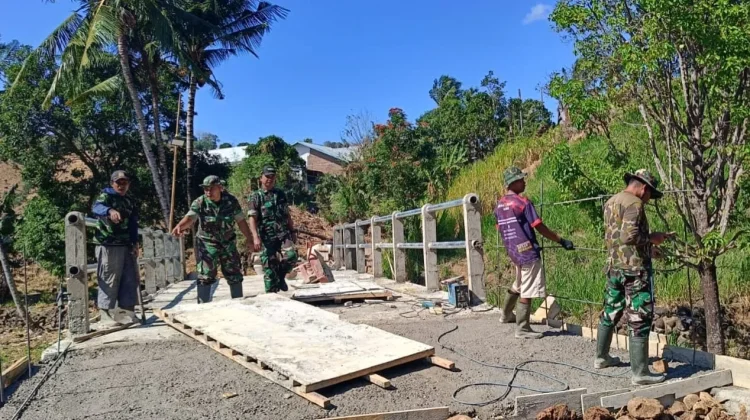 Jembatan Sungai Badenglolo Capai 85 Persen Pembangunan