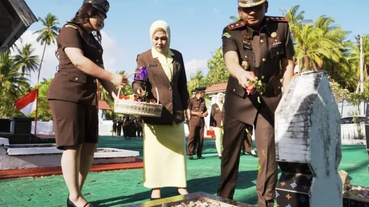 Kajari Selayar Ziarah di TMP Barugaia, Semangat Pahlawan Inspirasi Insan Adhyaksa