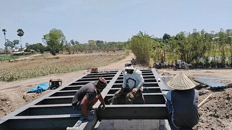Jembatan Pabbundukang Terus Dikebut, Progres Capai 66,15 Persen