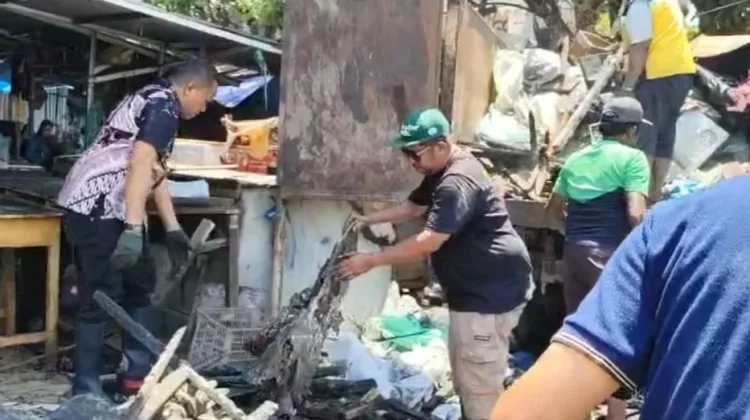 Pasca-Kebakaran Pa’baeng-baeng, Perumda Pasar Percepat Pemulihan Lapak Pedagang