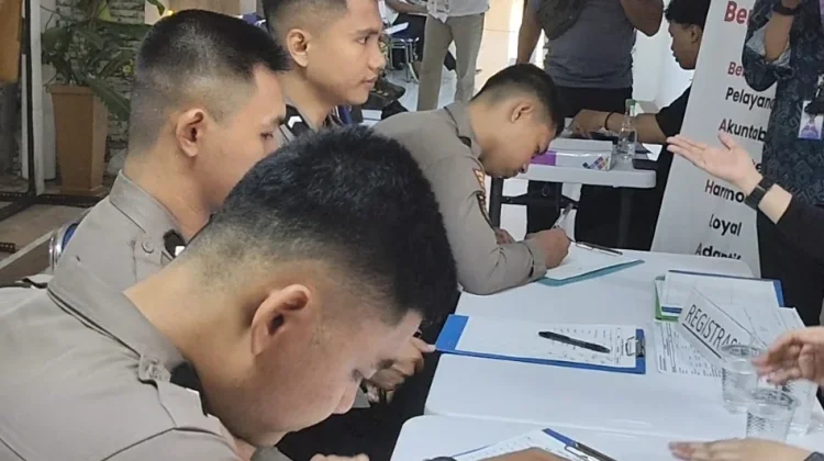 Turut Andil pada Kegiatan Donor Darah RRI, Bentuk Dukungan Polrestabes Makassar